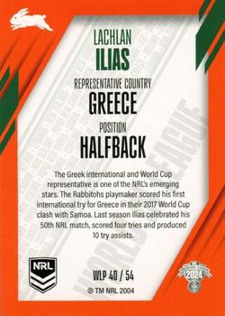 2024 NRL Traders Titanium - World In League Parallel #WLP40 Lachlan Ilias Back